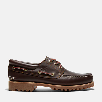 Timberland 30003 Scarpa da Barca Timberland® Authentic 3-Eye Lug Handsewn da Uomo in marrone