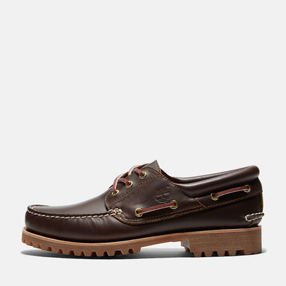 Timberland 30003 Scarpa da Barca Timberland® Authentic 3-Eye Lug Handsewn da Uomo in marrone