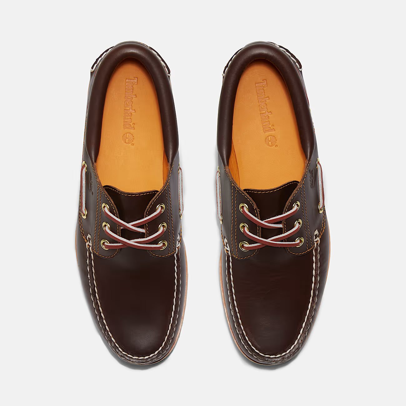 Timberland 30003 Scarpa da Barca Timberland® Authentic 3-Eye Lug Handsewn da Uomo in marrone