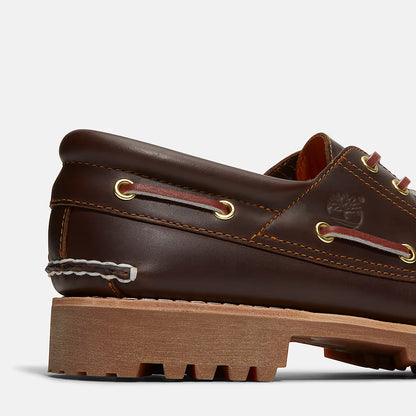 Timberland 30003 Scarpa da Barca Timberland® Authentic 3-Eye Lug Handsewn da Uomo in marrone