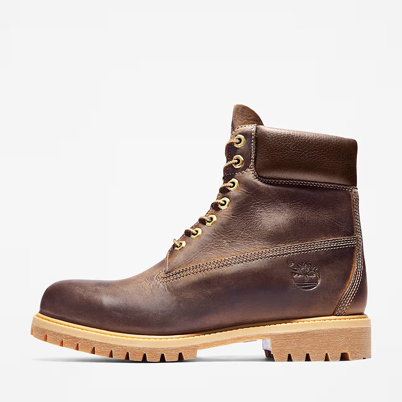 Timberland 27097 Stivale Stringato Impermeabile Premium 6-Inch da Uomo in marrone scuro