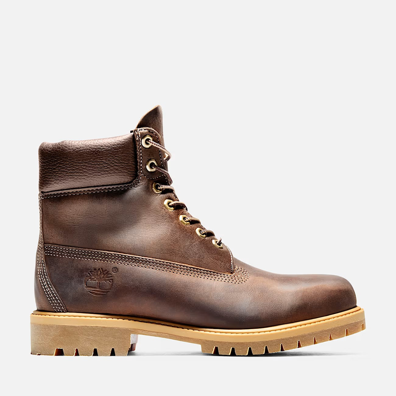 Timberland 27097 Stivale Stringato Impermeabile Premium 6-Inch da Uomo in marrone scuro