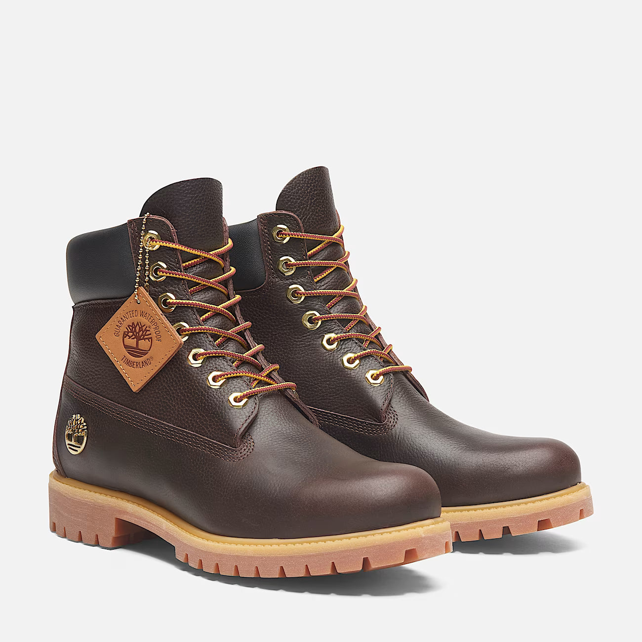 Timberland A2P6W Stivale Impermeabile Timberland® Premium 6-Inch da Uomo in marrone scuro/colore nero