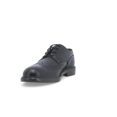 Melluso U55262W Scarpa uomo stringata classica in pelle nero o marrone scuro