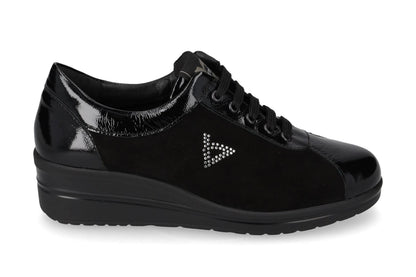 Valleverde VD204F Sneaker donna con tomaio e sottopiede in pelle