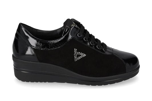 Valleverde VD204F Sneaker donna con tomaio e sottopiede in pelle