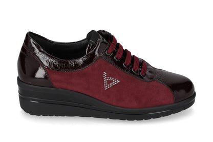 Valleverde VD204F Sneaker donna con tomaio e sottopiede in pelle