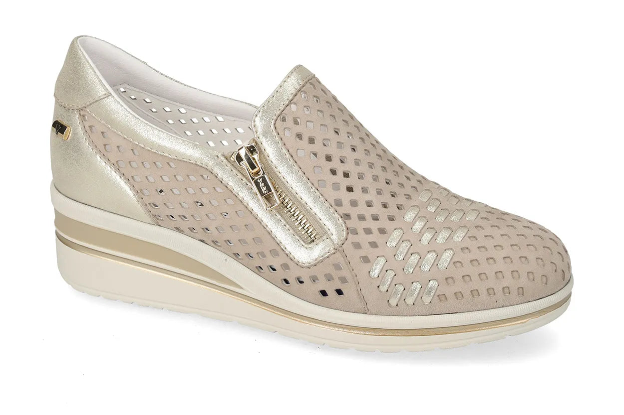 Valleverde VD350W scarpa sportiva donna con sottopiede in pelle