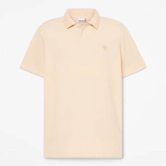 Timberland A41S5 Polo a Nido d'Ape a Maniche Corte Wharf River da Uomo