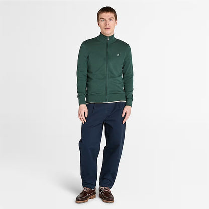 Timberland A2BMZ Maglione in Cotone a Zip Intera Williams River da Uomo