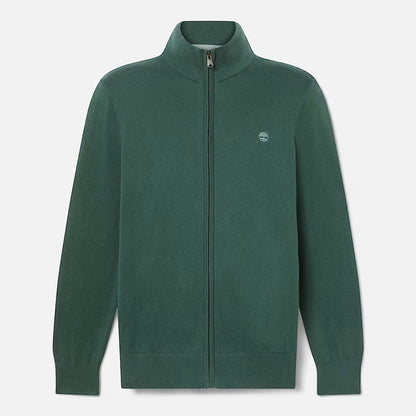 Timberland A2BMZ Maglione in Cotone a Zip Intera Williams River da Uomo