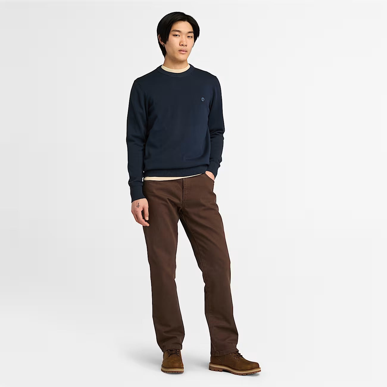 Timberland A2BMM Maglione in Cotone Williams River da Uomo