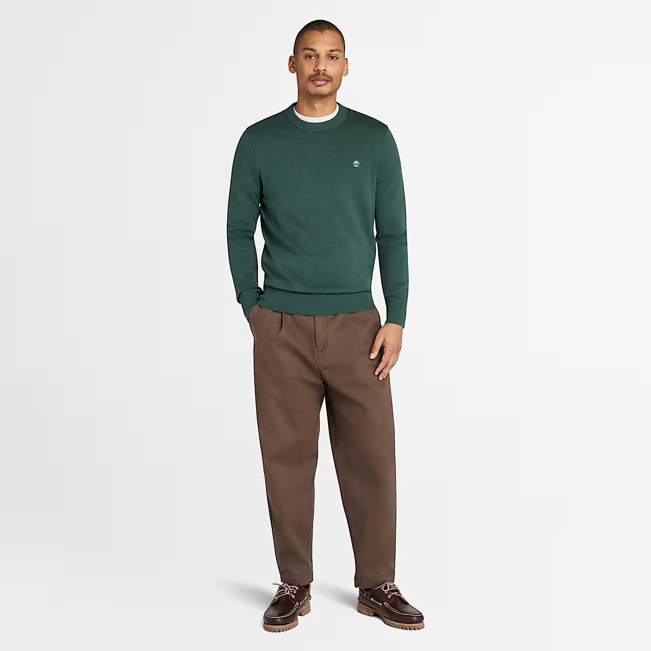 Timberland A2BMM Maglione in Cotone Williams River da Uomo