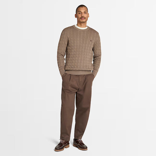 Timberland A5M82 Maglione Girocollo a Trecce Williams River da Uomo