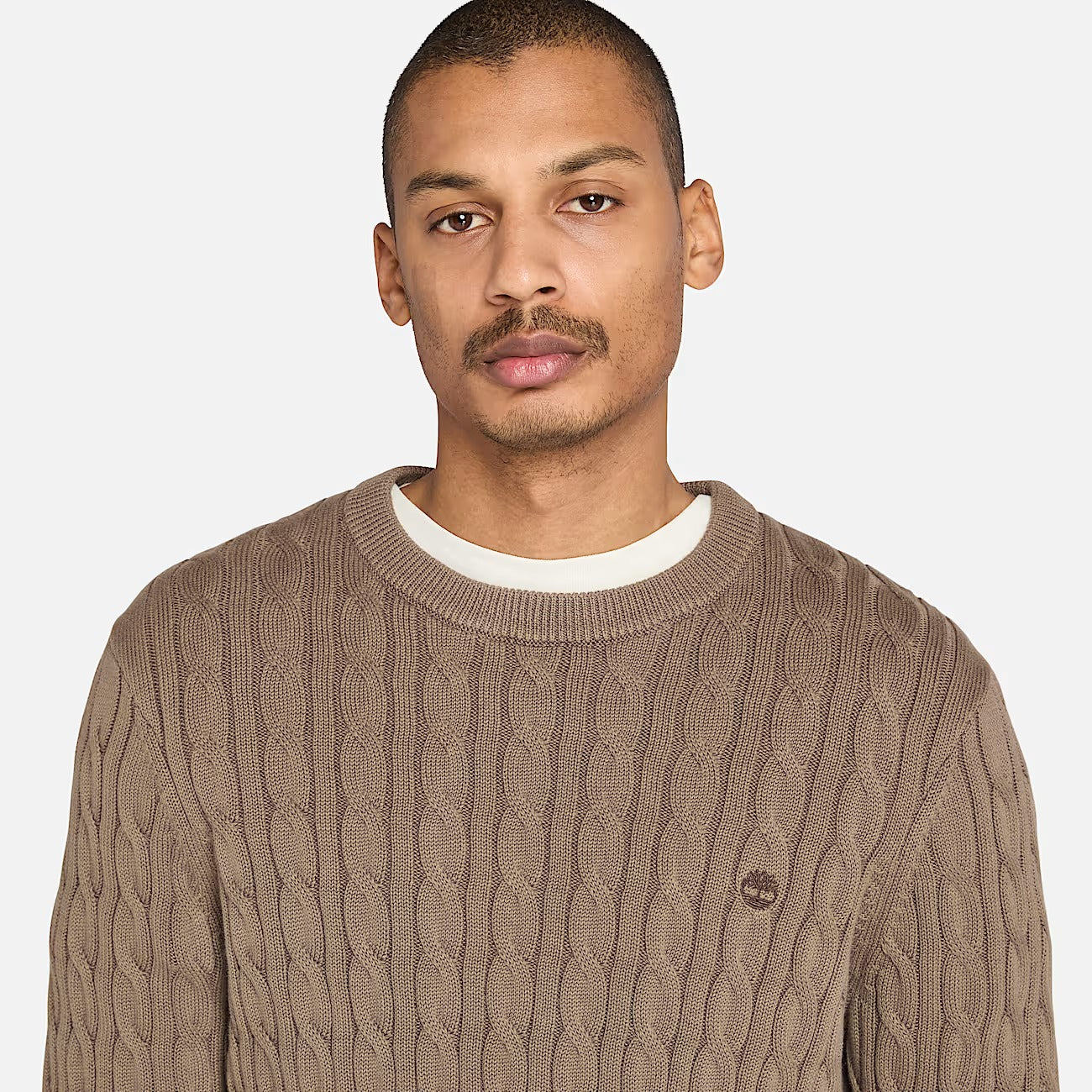 Timberland A5M82 Maglione Girocollo a Trecce Williams River da Uomo