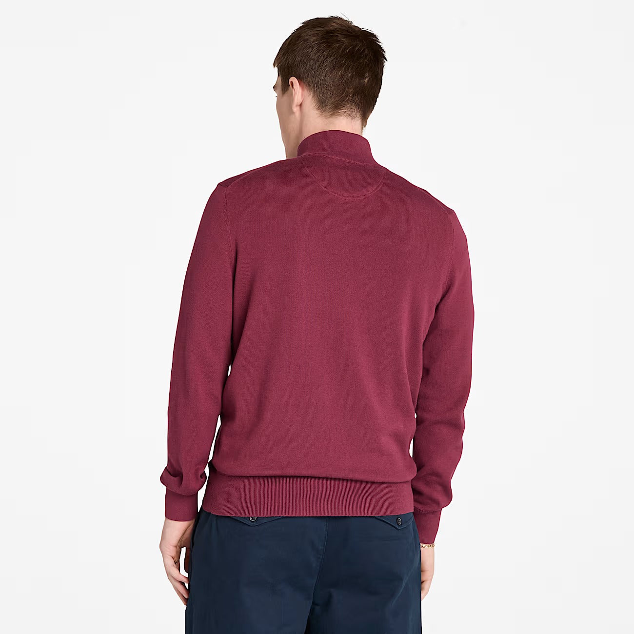 Timberland A2BMX Maglione con Zip a un Quarto Williams River da Uomo