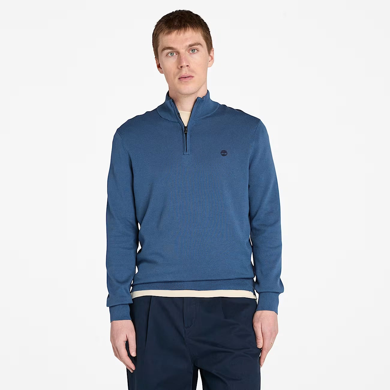 Timberland A2BMX Maglione con Zip a un Quarto Williams River da Uomo