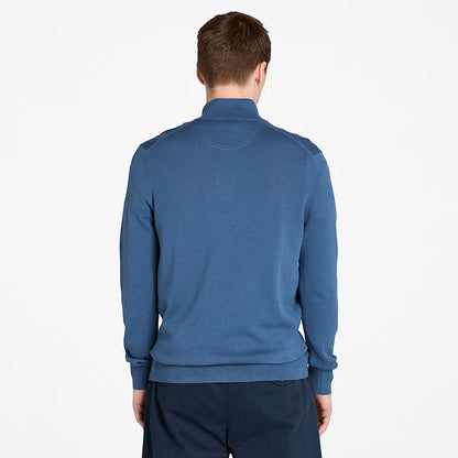 Timberland A2BMX Maglione con Zip a un Quarto Williams River da Uomo