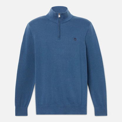 Timberland A2BMX Maglione con Zip a un Quarto Williams River da Uomo