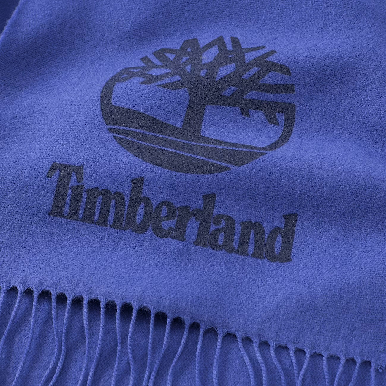 Timberland A616X Sciarpa con Logo Stampato Yarn Dye da Uomo