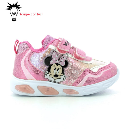 Walt Disney D3010711S sneakers con velcro Minnie con luci