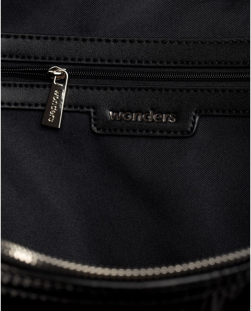 Wonders WB-54025 Borsa GARA in nylon nero